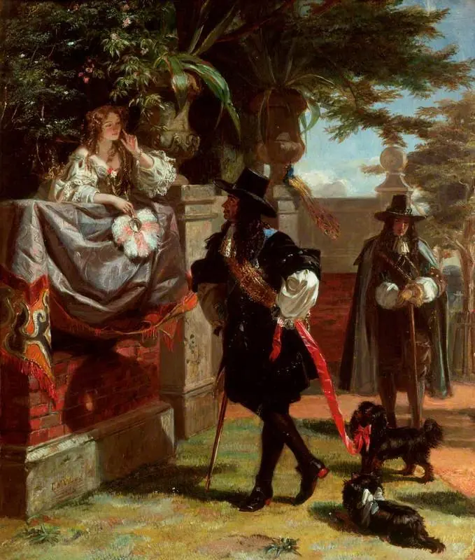 Charles II (1630–1685), and Nell Gwyn (1650–1687), by Edward Matthew Ward