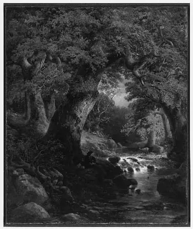 Jacques and the Forest of Arden, by Edward Moran