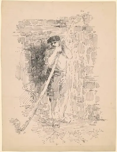 Peasant, by Edward Moran
