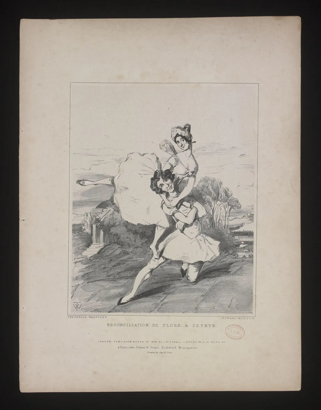 Reconciliation de Flore & Zephyr, by Edward Morton, 2