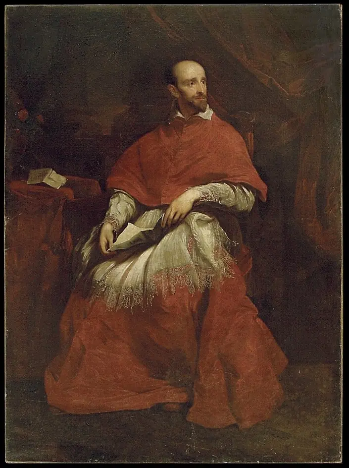 Cardinal Guido Bentivoglio (copy after Anthony van Dyck), by Edward Penny
