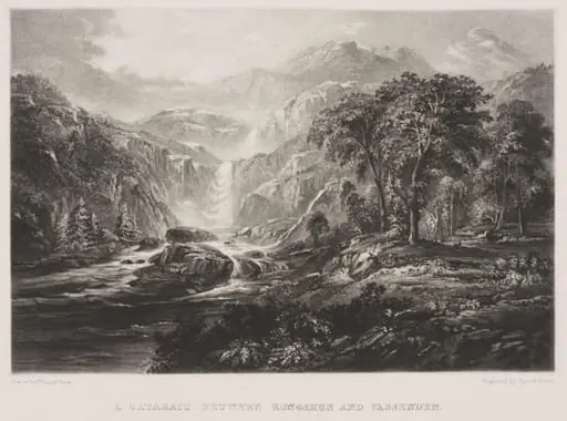 A Cataract Between Kongshun and Vassenden, by Edward Price