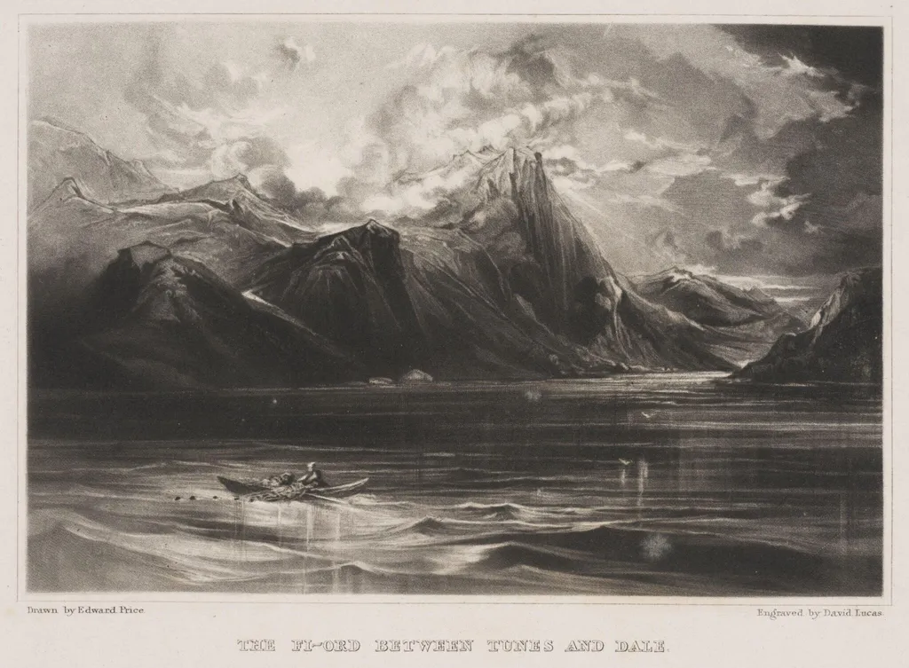 The Fiord Between Tunes and Dales, by Edward Price, 1834