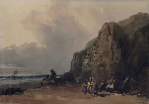 Coast scene, Isle of Wight, by Edward Pritchett