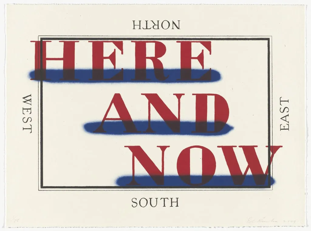 Untitled, by Edward Ruscha, ink, 2008