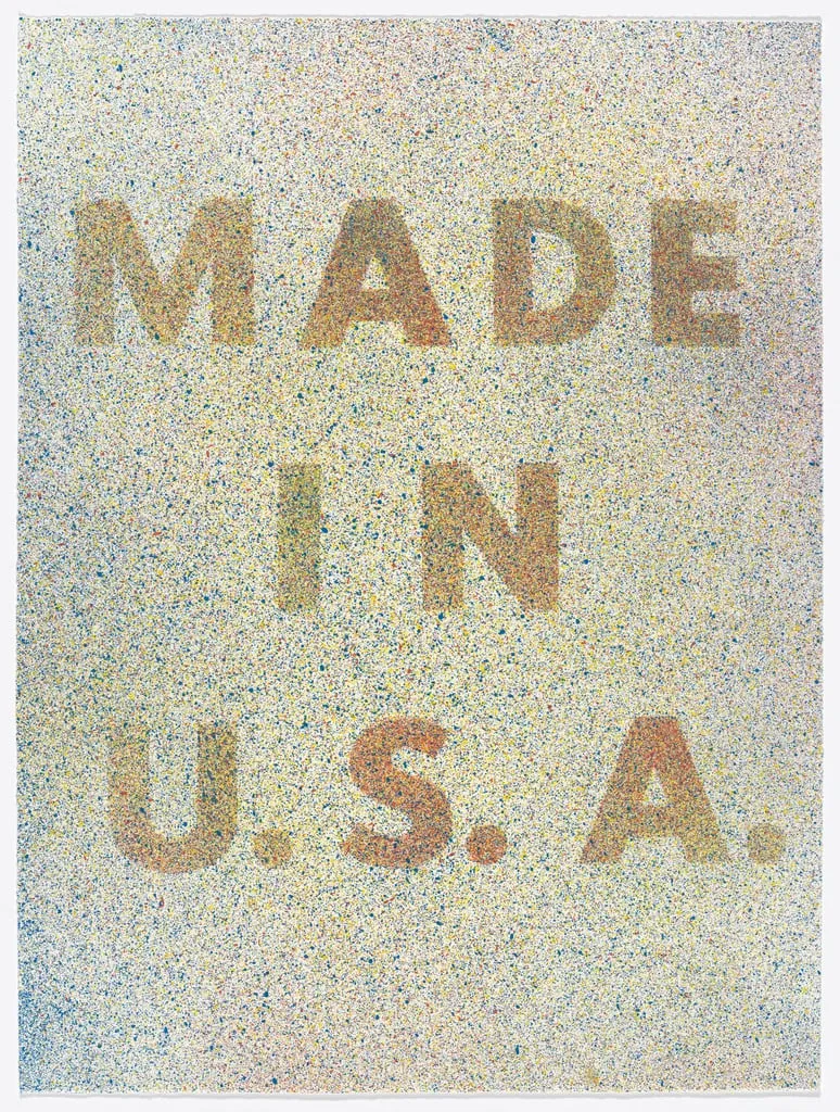 Untitled, by Edward Ruscha, ink, 1974