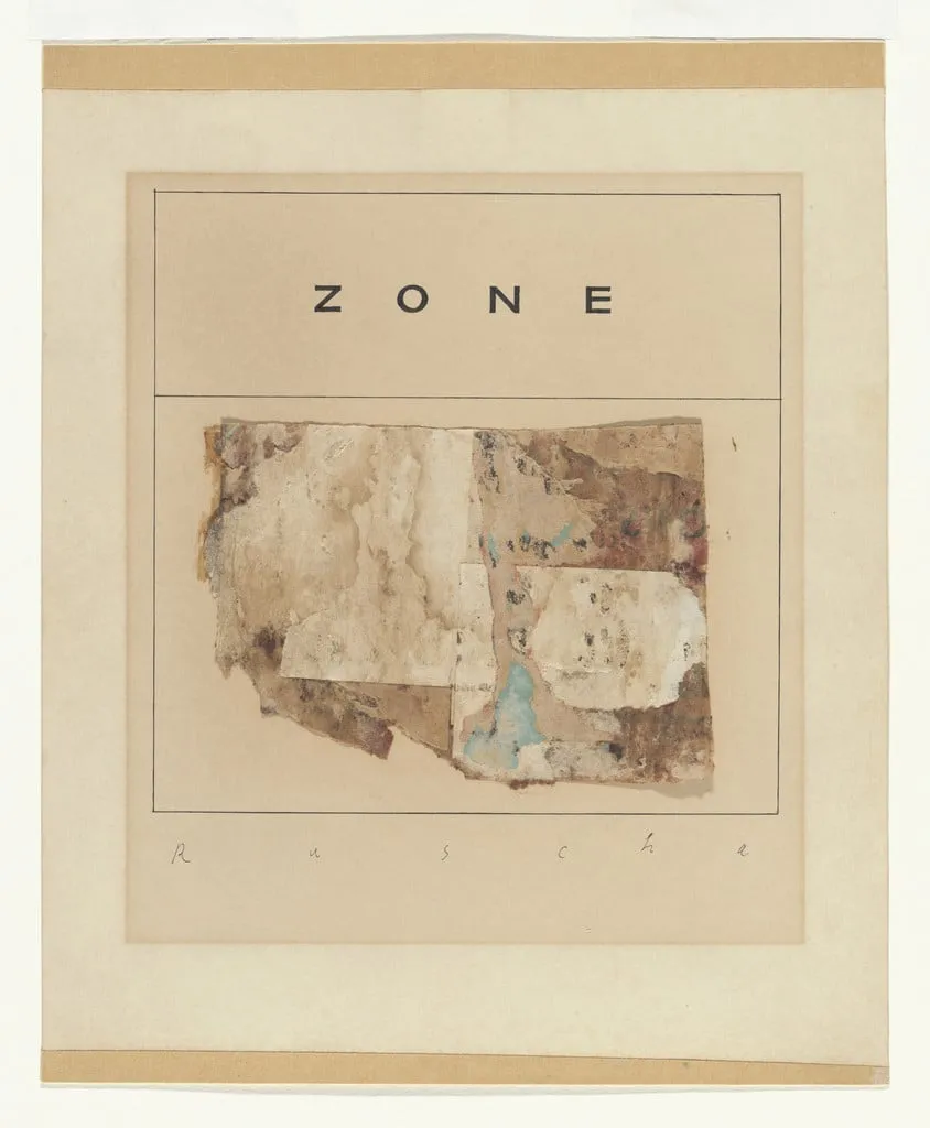 Untitled, by Edward Ruscha, ink, 1961