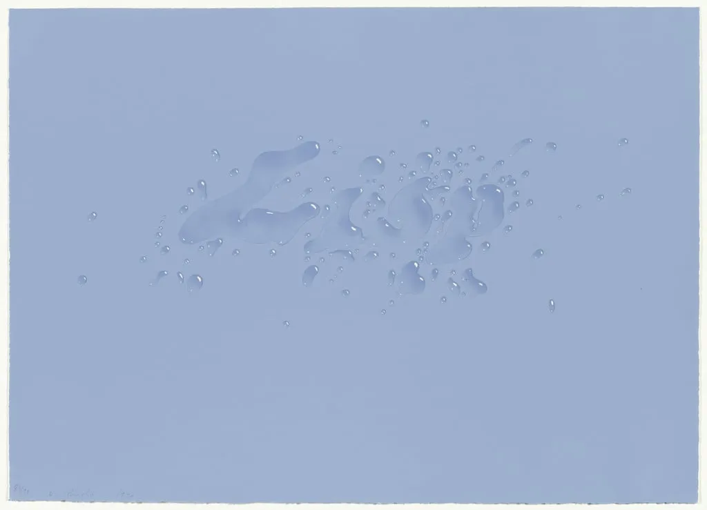Untitled, by Edward Ruscha, ink, 1970
