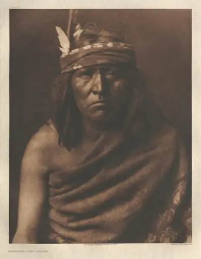 Portfolio I, Plate 12: Renegade Type-Apache, by Edward S. Curtis
