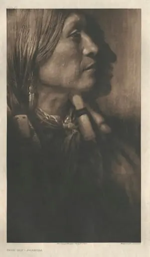 Portfolio I, Plate 20: Vash Gon-Jicarilla, by Edward S. Curtis