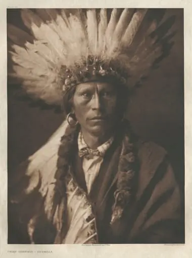Portfolio I, Plate 21: Chief Garfield-Jicarilla, by Edward S. Curtis