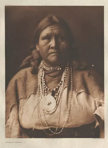 Portfolio I, Plate 23: Jicarilla Matron, by Edward S. Curtis