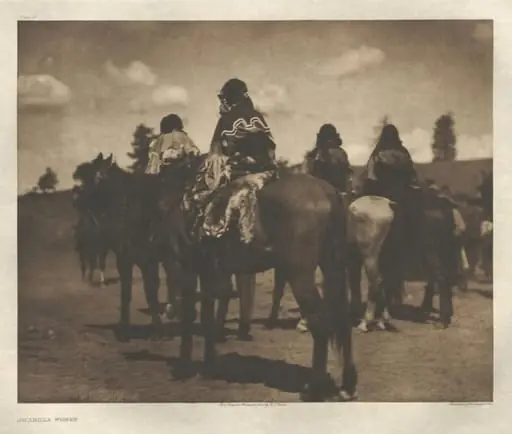 Portfolio I, Plate 25: Jicarilla Women, by Edward S. Curtis