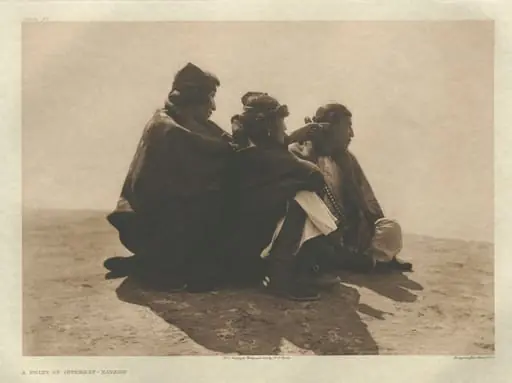 Portfolio I, Plate 36: A Point of Interest-Navaho, by Edward S. Curtis