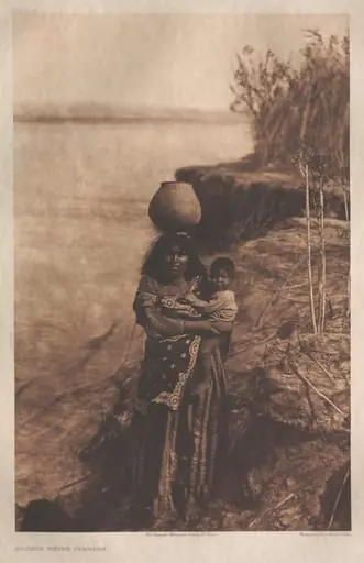 Portfolio II, Plate 58: Mohave Water Carrier, by Edward S. Curtis