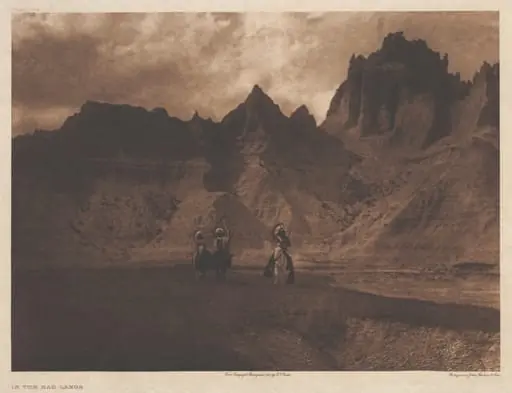 Portfolio III, Plate 119: In the Bad Lands, by Edward S. Curtis