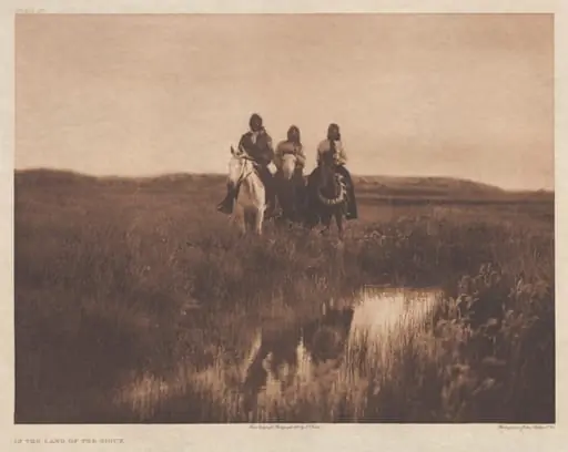 Portfolio III, Plate 95: In the Land of the Sioux, by Edward S. Curtis
