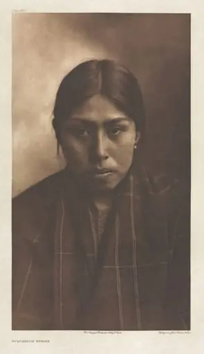 Portfolio IX, Plate 305: Suquamish Woman, by Edward S. Curtis