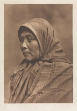 Portfolio IX, Plate 308: Puget Sound Type, by Edward S. Curtis, 1899