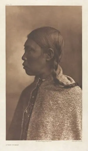 Portfolio IX, Plate 321: Lummi Woman, by Edward S. Curtis