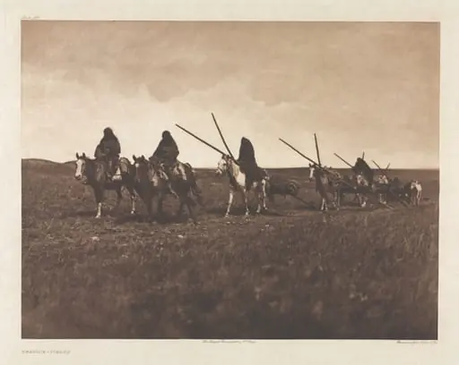Portfolio VI, Plate 193: Travaux--Piegan, by Edward S. Curtis