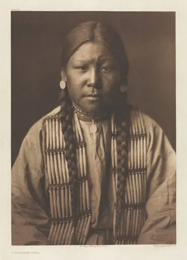 Portfolio VI, Plate 212: Cheyenne Girl, by Edward S. Curtis