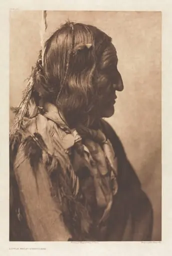 Portfolio VI, Plate 219: Little Wolf, by Edward S. Curtis