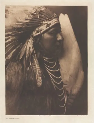 Portfolio VIII, Plate 263: Nez Percé Brave, by Edward S. Curtis