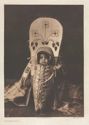 Portfolio VIII, Plate 266: Nez Percé Babe, by Edward S. Curtis, 1905