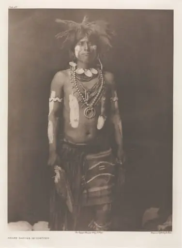 Portfolio XII, Plate 430: Snake Dancer in Costume, by Edward S. Curtis