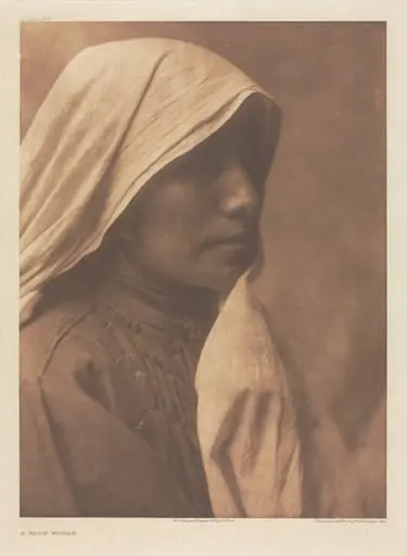 Portfolio XVI, Plate 548: A Taos Woman, by Edward S. Curtis