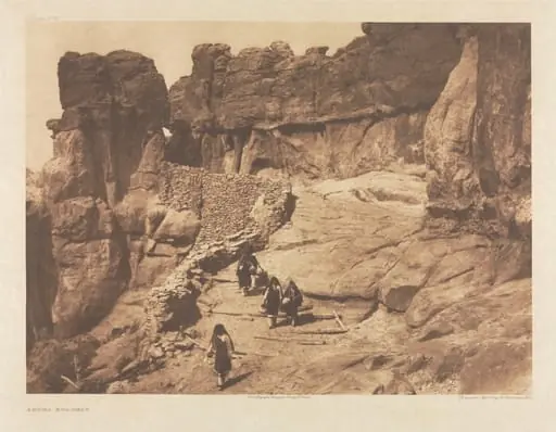 Portfolio XVI, Plate 570: Acoma Roadway, by Edward S. Curtis