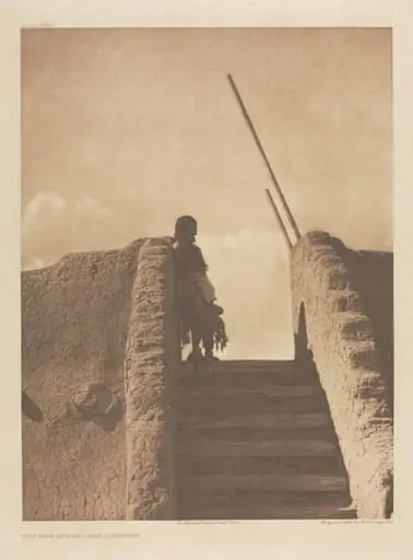 Portfolio XVII, Plate 585: The Fruit Gatherer - San Ildefonso, by Edward S. Curtis