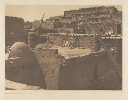 Portfolio XVII, Plate 609: The Terraced Houses of Zuñi, by Edward S. Curtis