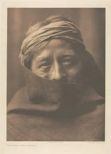 Portfolio XVII, Plate 612: Waíhusiwa, A Zuñi Kyáqimâssi, by Edward S. Curtis