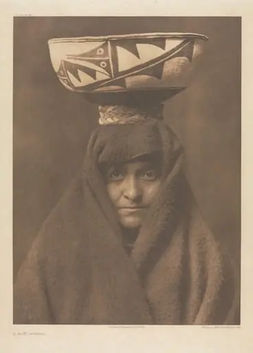 Portfolio XVII, Plate 614: A Zuñi Woman, by Edward S. Curtis