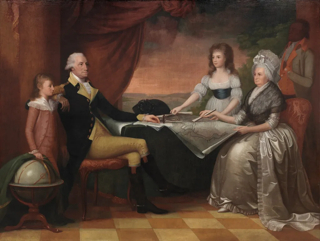 The Washington Family, by Edward Savage, oil, 1792