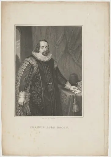 Francis, Lord Bacon, by Edward Scriven
