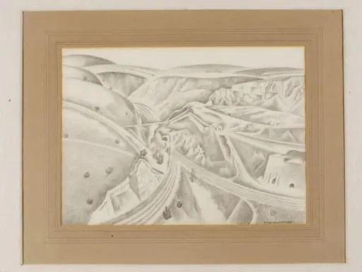 Chee Dale, Derbyshire, by Edward Wadsworth