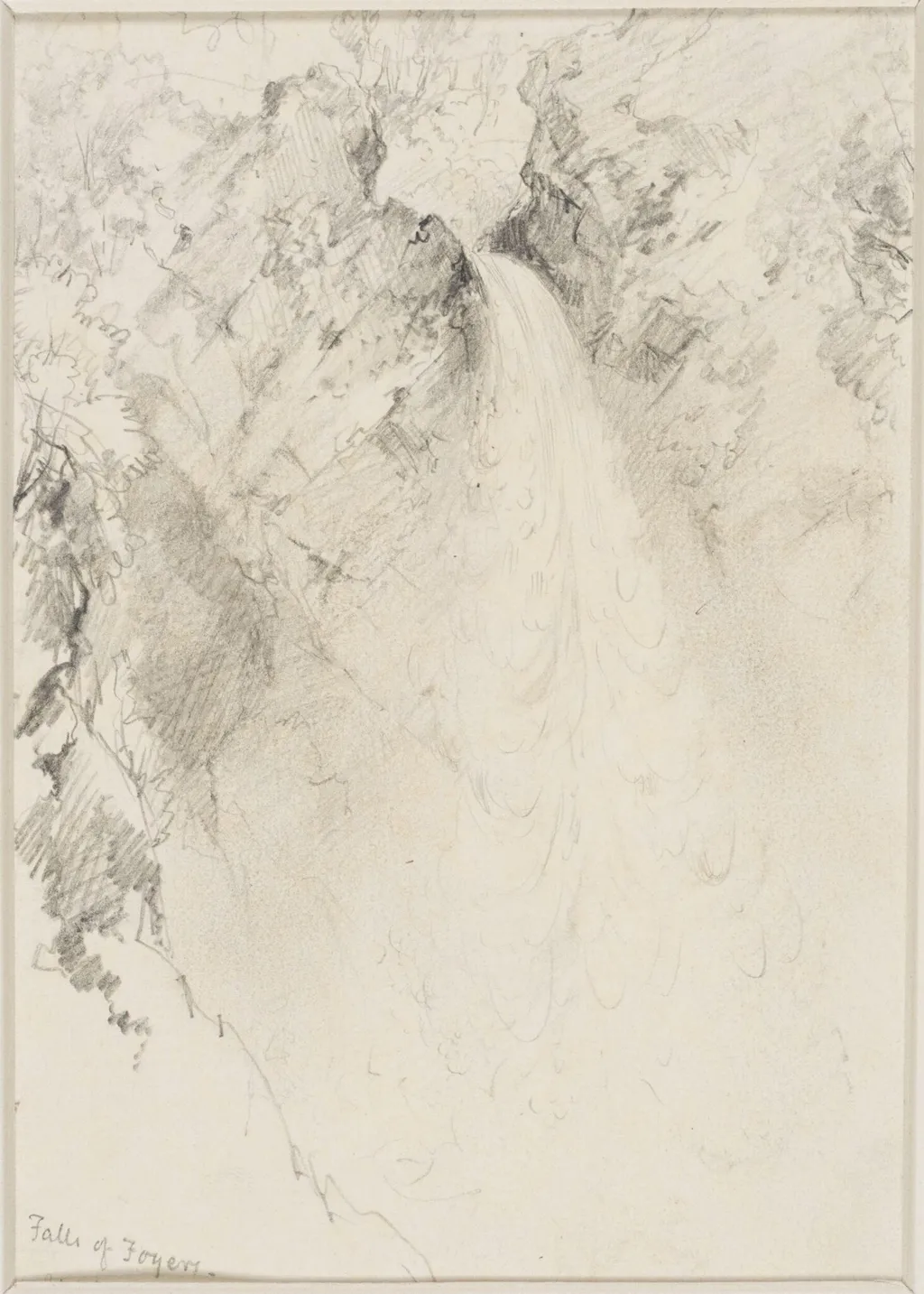 Falls of Foyers, by Edward William Cooke, 1850