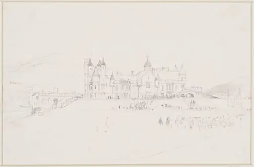 Holyrood Castle, by Edward William Cooke
