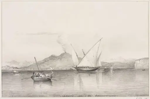 Il Vesuvio, by Edward William Cooke