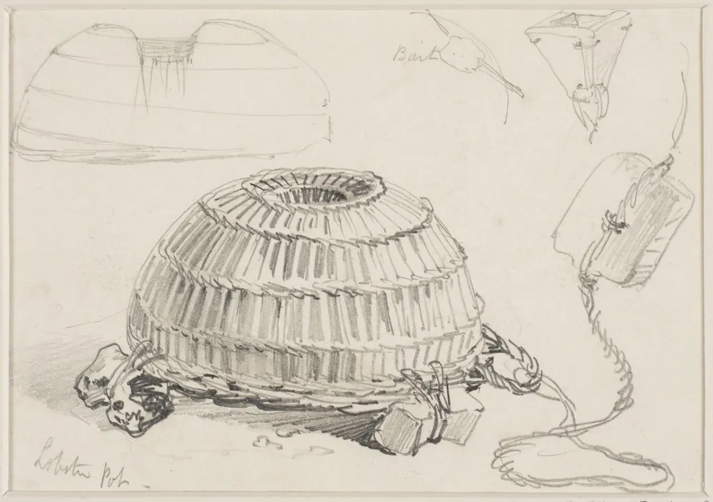Lobster Pot, by Edward William Cooke, 1850