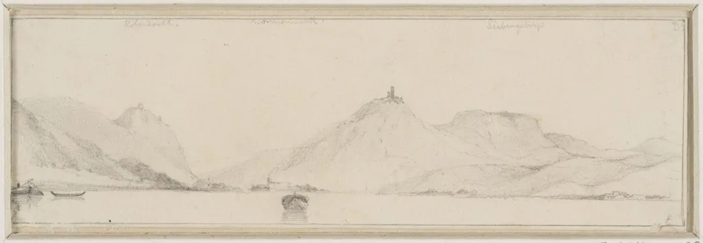 View of Rolandseck, Nonnenwerth and Siebengebirge, by Edward William Cooke, 1850