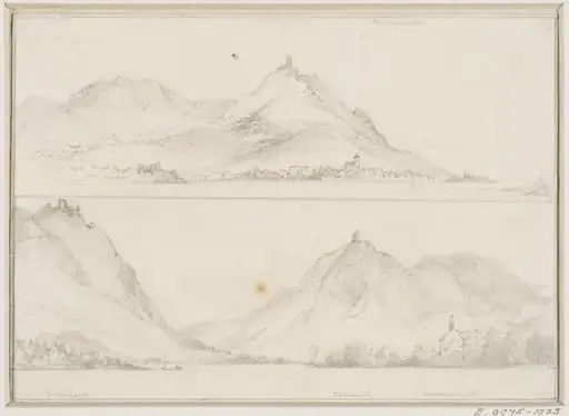 View of the Drachenfels and Königswinter, by Edward William Cooke
