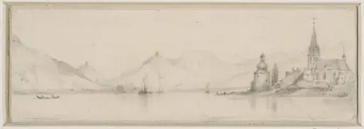View of the Unkelstein and Unkel, by Edward William Cooke