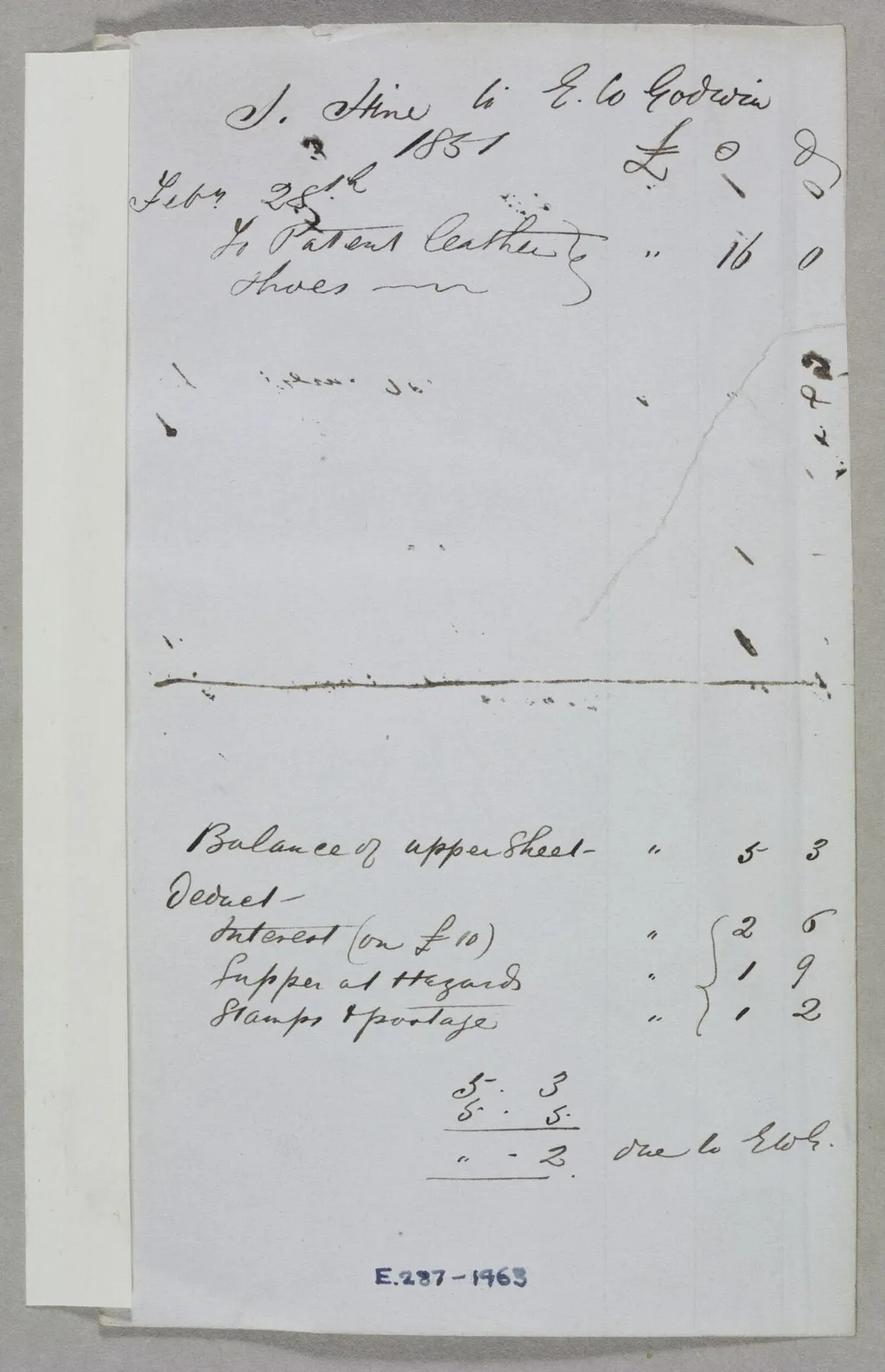 Untitled, by Edward William Godwin, 1851