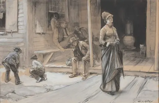 With Pride Upon Her Brow, by Edwin Austin Abbey
