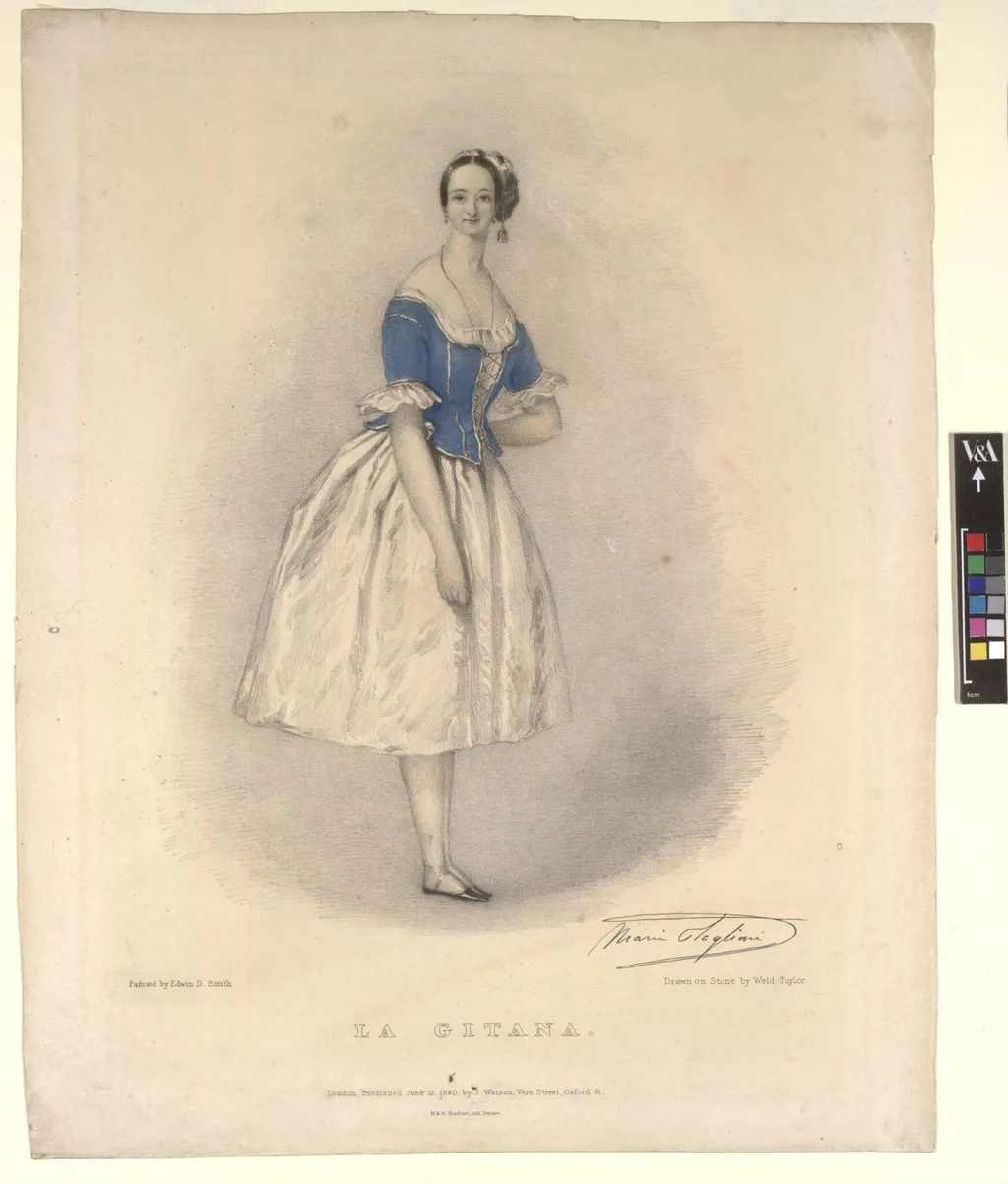 La Gitana., by Edwin Dalton Smith, 1840
