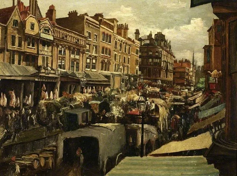 High Street, Whitechapel, by Edwin Edwards, unspecified, 1869